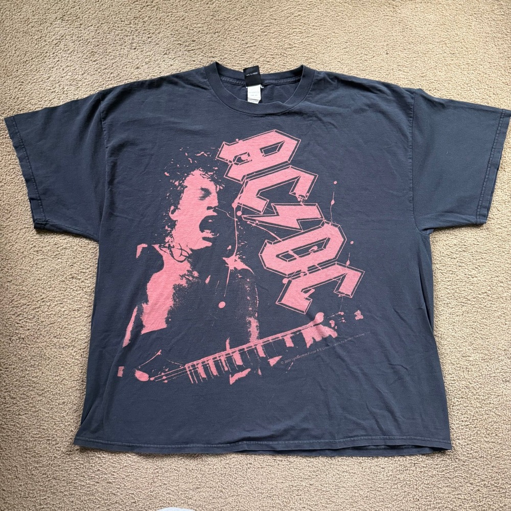 Vintage 2005 AC/DC Band T-Shirt Men's 2XL Black Rockwear